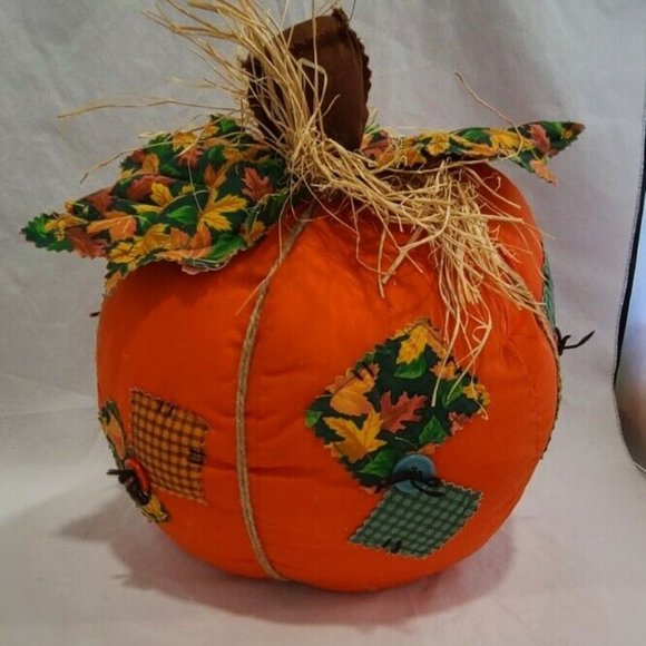Main Joy Limited Fabric Pumpkin Halloween Fall Dec - Picture 1 of 9